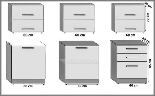 Küchenzeile Belini 180 cm königliches Ebenholz mit Arbeitsplatte Primera Hersteller TOR PRIMERA/2/WT/HK/0/T