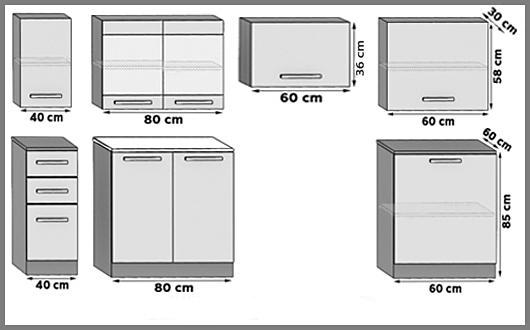 Küchenzeile Belini 240 cm weiß glänzend mit Arbeitsplatte Marika Hersteller INF MARIKA/4/WT/W/0/F